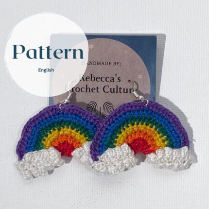PATTERN - Rainbow Warrior Earrings