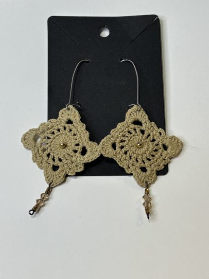 Delicate Diamond Lace Earrings